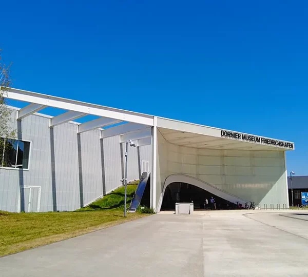 Blick auf den Museumshangar