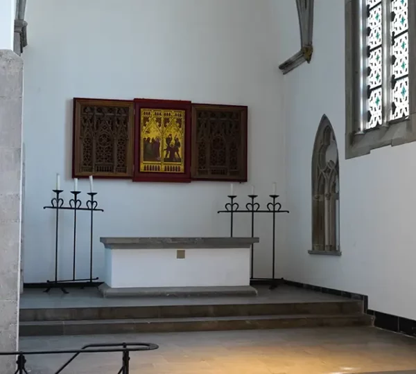 Blick auf den Stephanusaltar Blick auf den Stephanusaltar