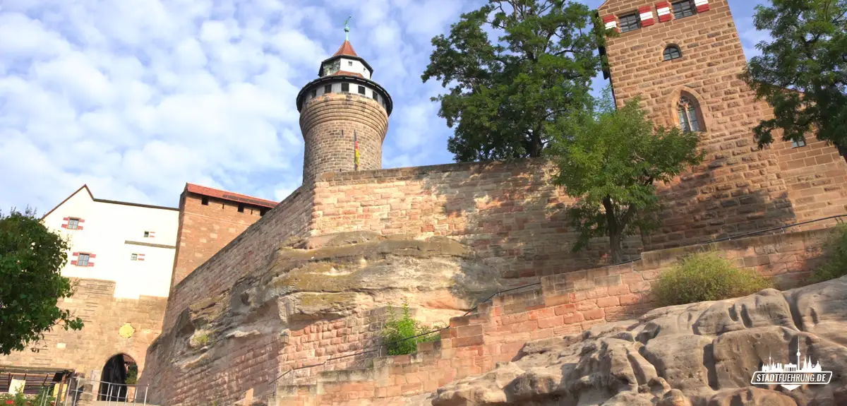 Blick auf die Nürnberger Kaiserburg