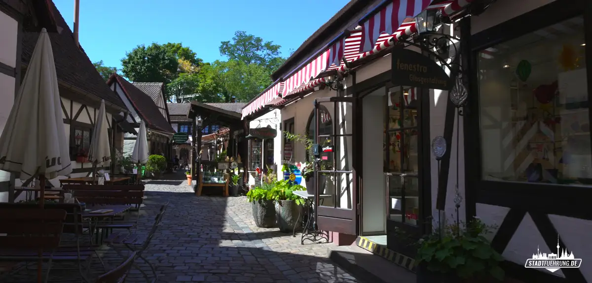 Blick in den Handwerkerhof Nürnberg