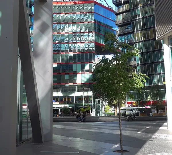 Blick ins Center am Potsdamer Platz