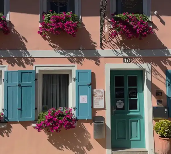 Charmante Fassade in der Erlanger Altstadt