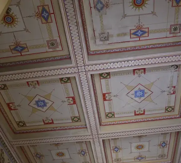 Deckenschmuck im Pompejanum Aschaffenburg