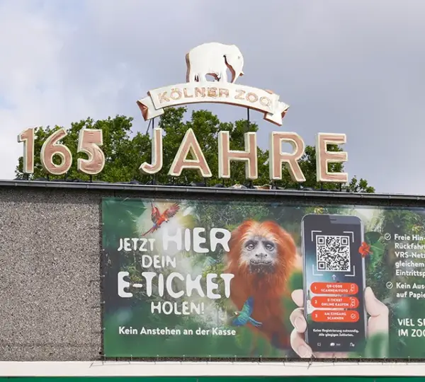 Eingangsbereich vom Kölner Zoo