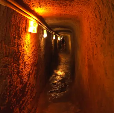 Historischen Felsengänge in Nürnberg