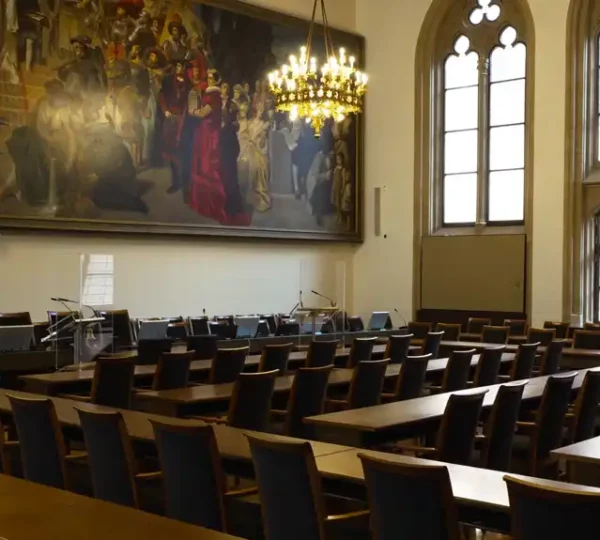 Großer Sitzungssaal des Neuen Rathauses München