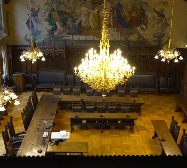 Kleiner Sitzungssaal des Neuen Rathauses München