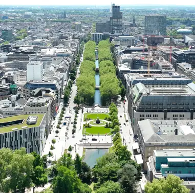 Königsallee in Düsseldorf