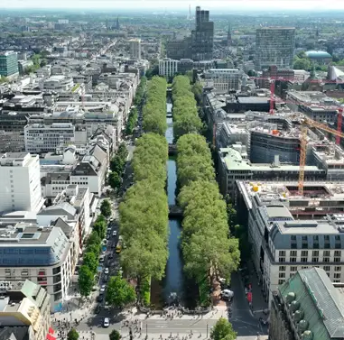 Königsallee in Düsseldorf