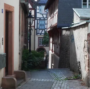 Metzgergasse und Kleine Metzgergasse in Aschaffenburg