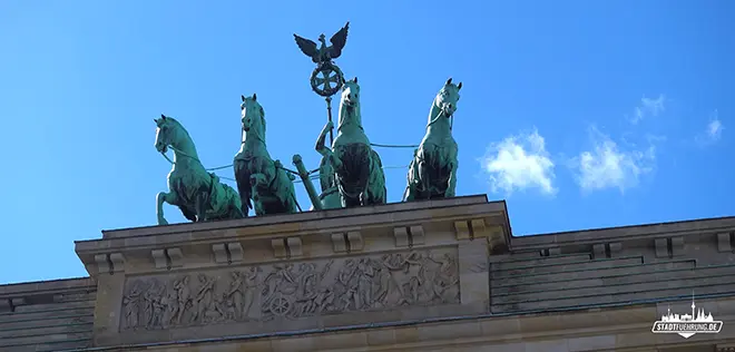 Quadriga am Brandenburger Tor in Berlin