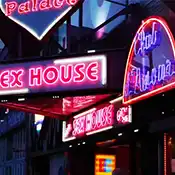 Reeperbahn in Hamburg