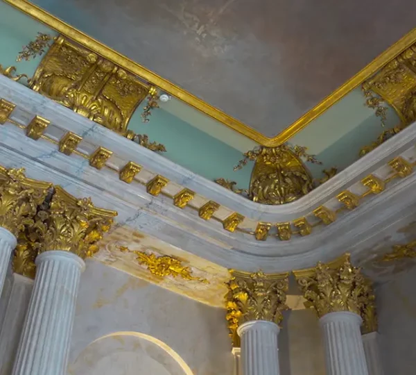 Deckenverzierungen im Schloss Sanssouci