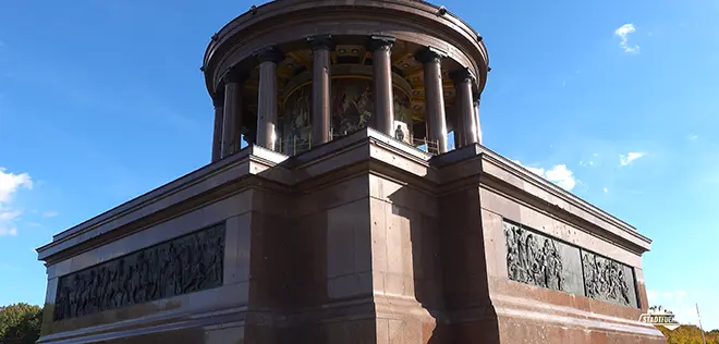 Sockel der Siegessäule in Berlin