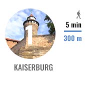 Bild von der Kaiserburg Nürnberg