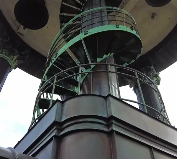 Wendeltreppe im Turm des Hamburger Michel